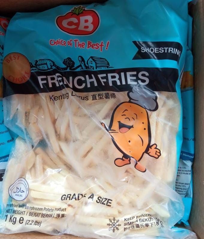 French Fries Shoestring 1kg CB 