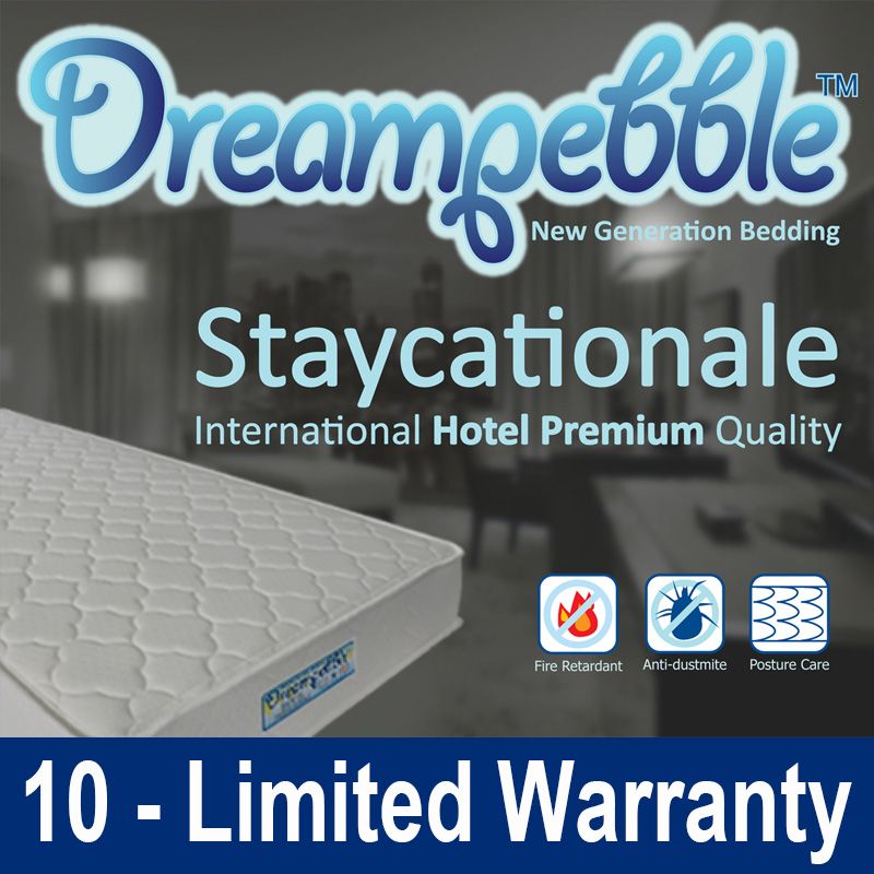 Dreampebble Staycationale Hotel Premium 8 Mattress / International Hotel Standard with Posture Care Quality