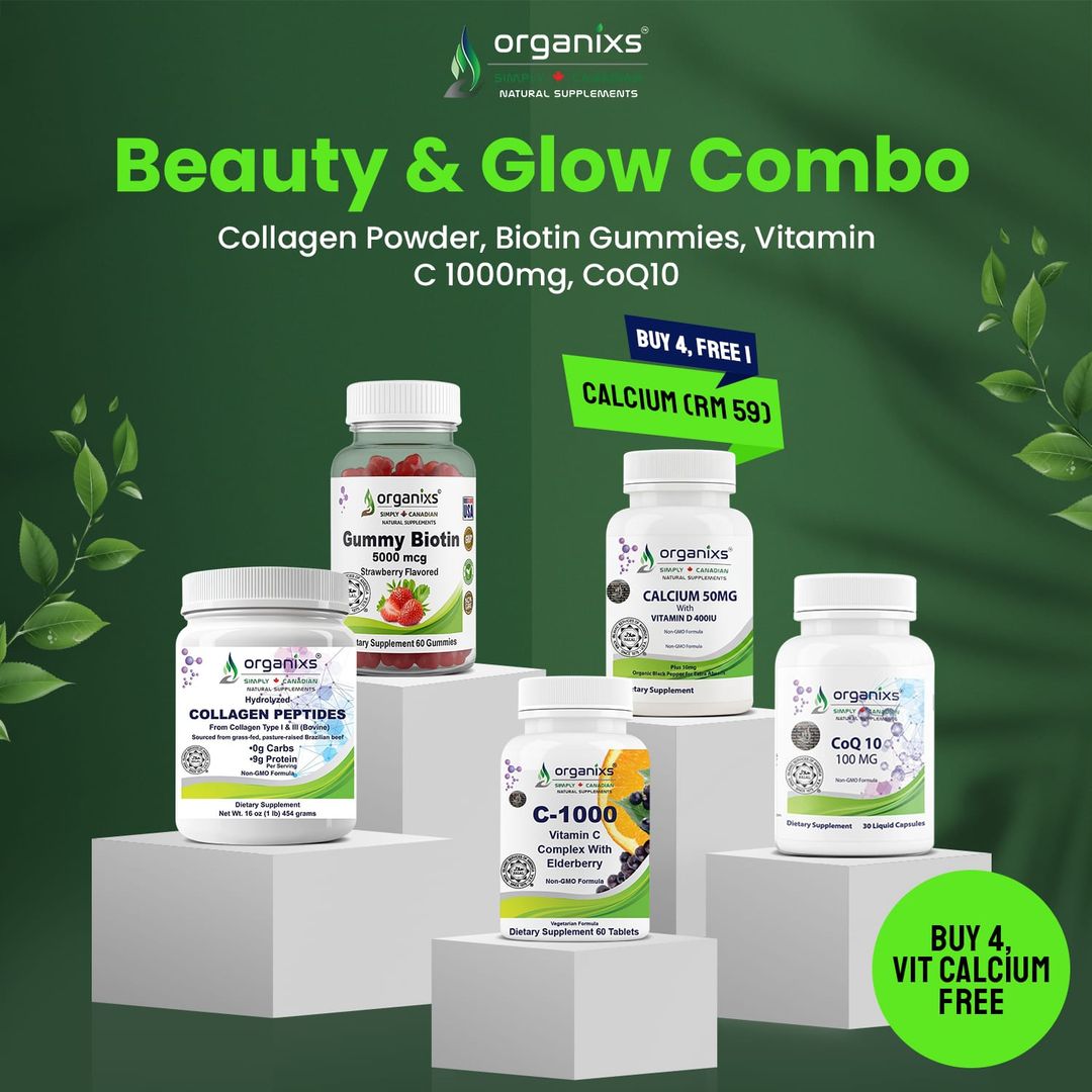 Organixs Beauty & Glow Combo [Buy 4 Free 1] 