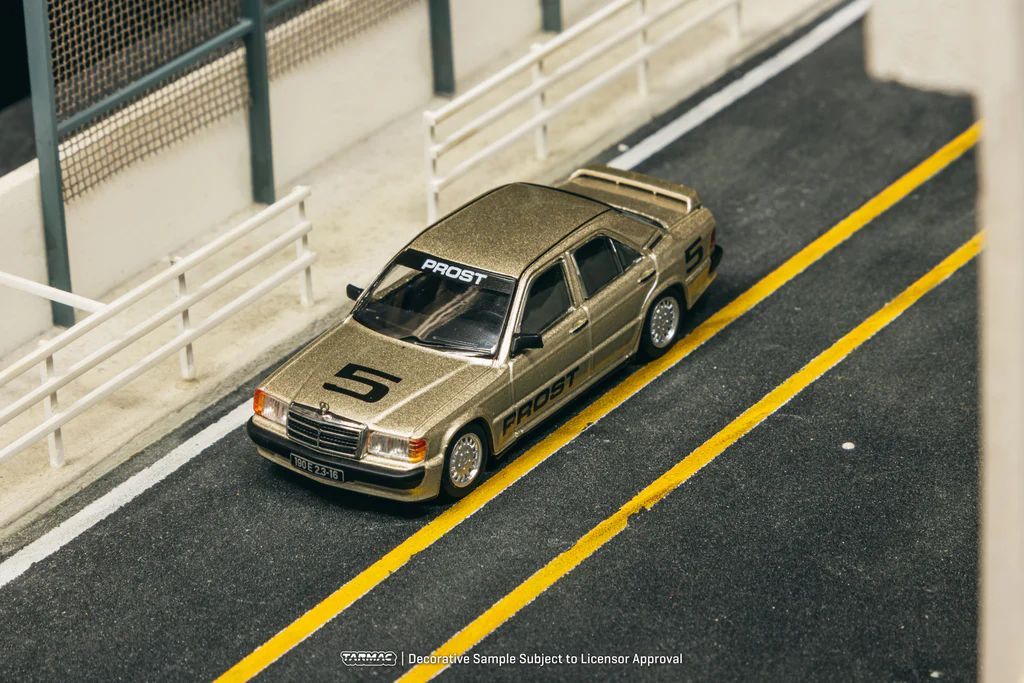 TARMAC WORKS MODEL 1/64 MERCEDES-BENZ 190E 2.3-16 - RACE OF CHAMPION 1984 ALAIN PROST