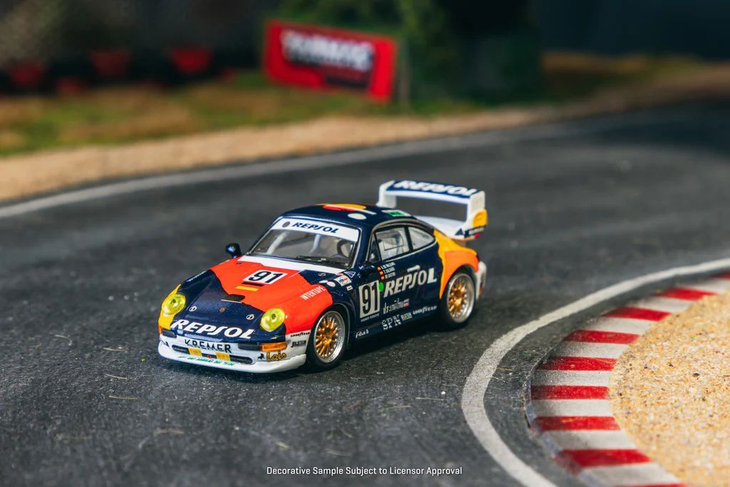 TARMAC WORKS MODEL 1/64 PORSCHE 911 GT2 24H LE MANS 1995 #91