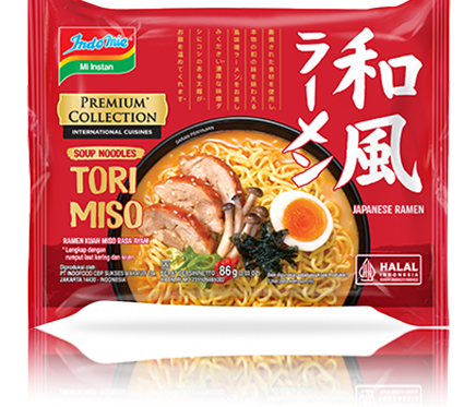 Indomie Premium Collection – Japanese Ramen Tori Miso Flavor