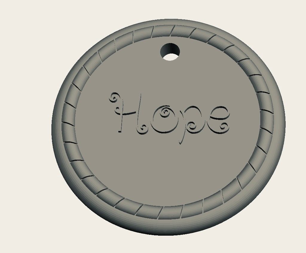 Christian Hope Ornament  