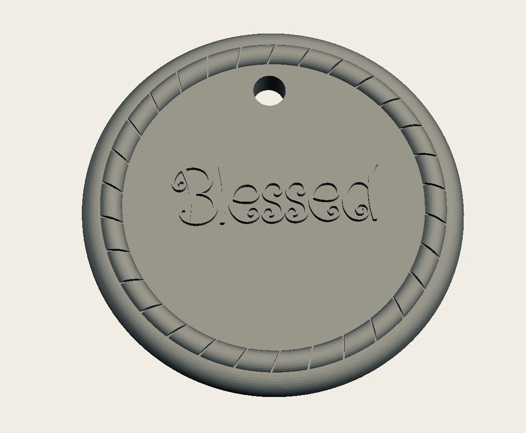 Christian Blessed Ornament   