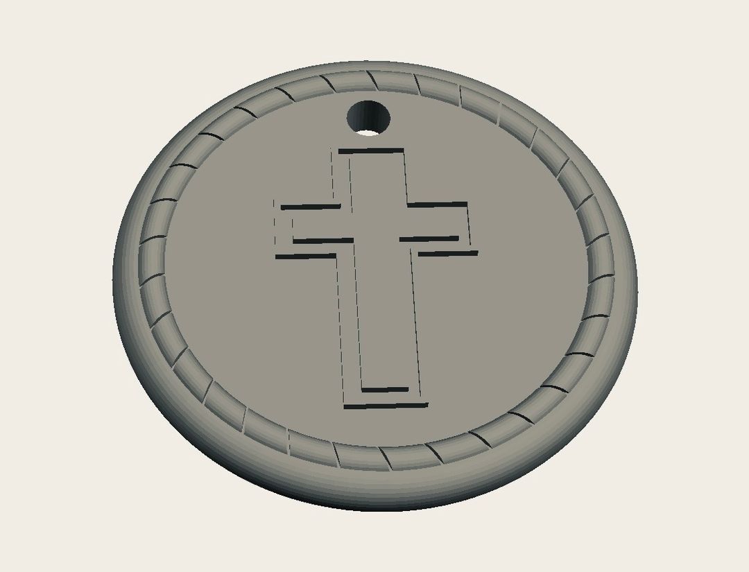 Christian Cross  Ornament    