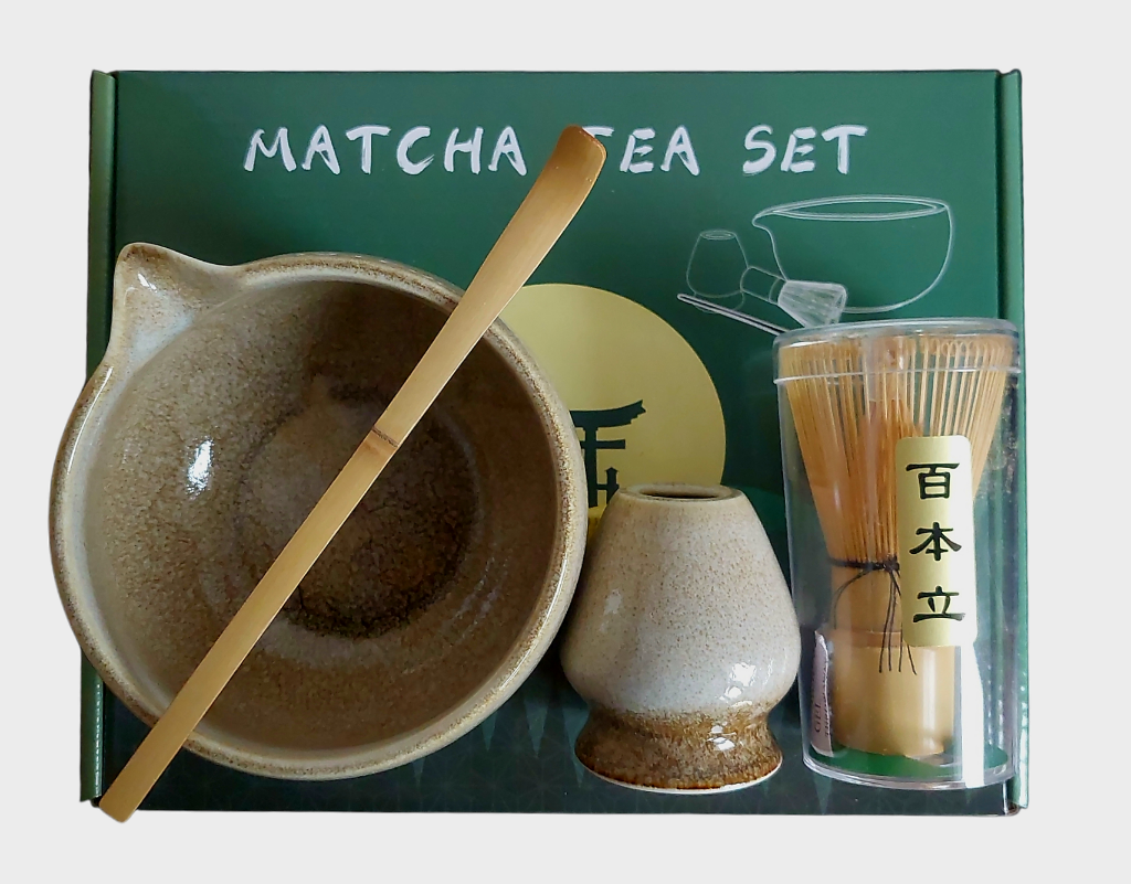Matcha Bowl Set (Bowl / Whisk / holder/ scoop) 