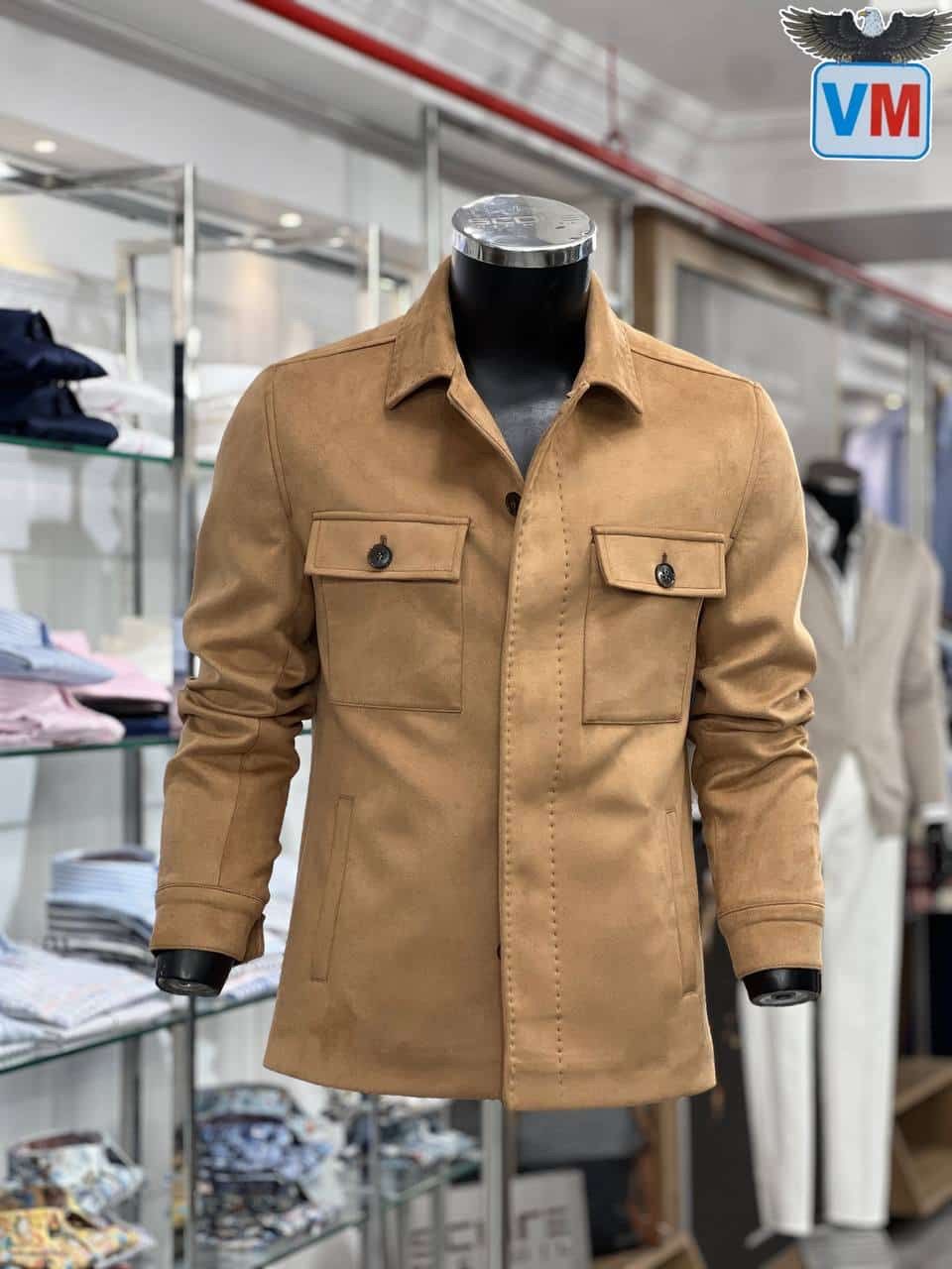 Jacquette matière velours 