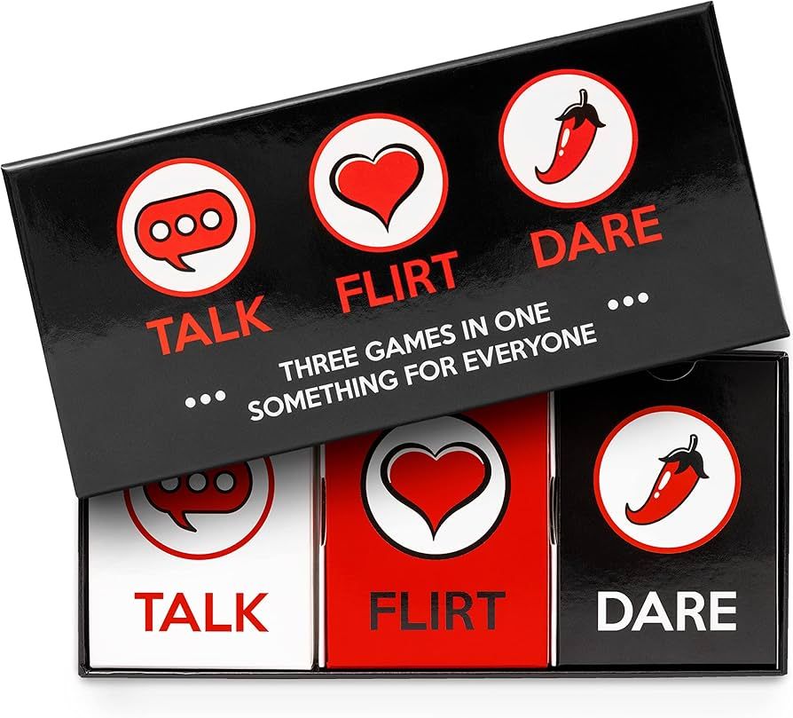 Talk • Flirt • Dare – The Ultimate Adult Card Game Set 