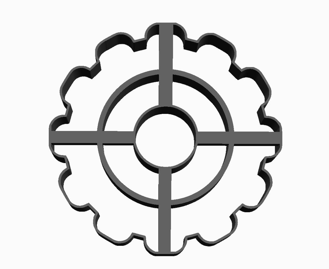 Fondant Tractor Big Wheel