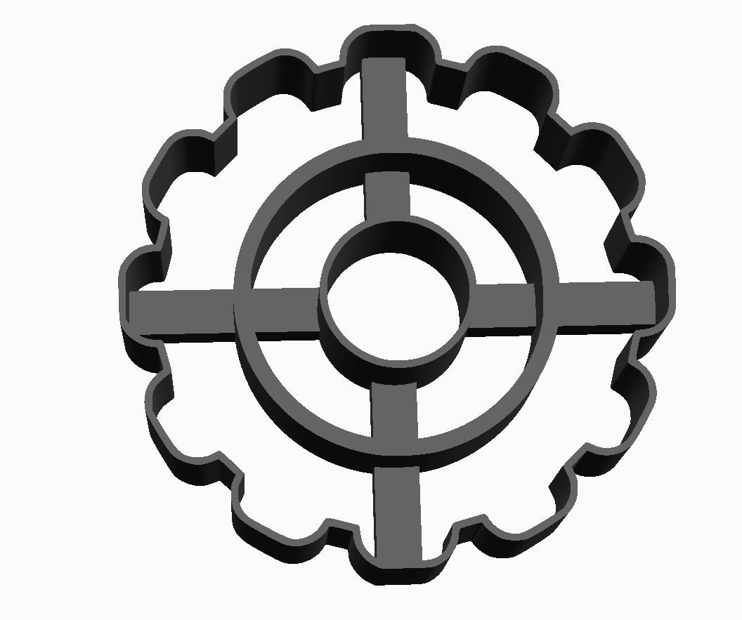 Fondant Tractor Small Wheel