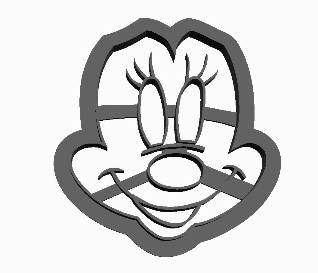 Fondant Minnie Face