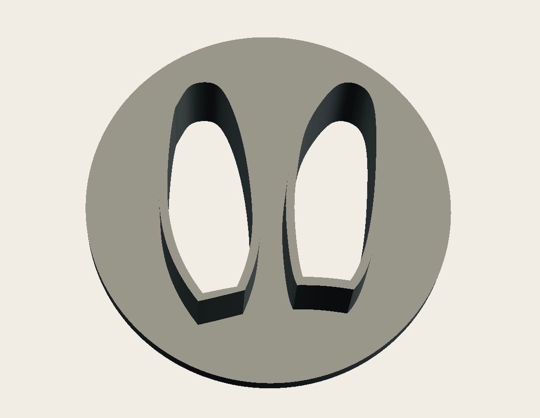 Fondant Minnie Face Eyes