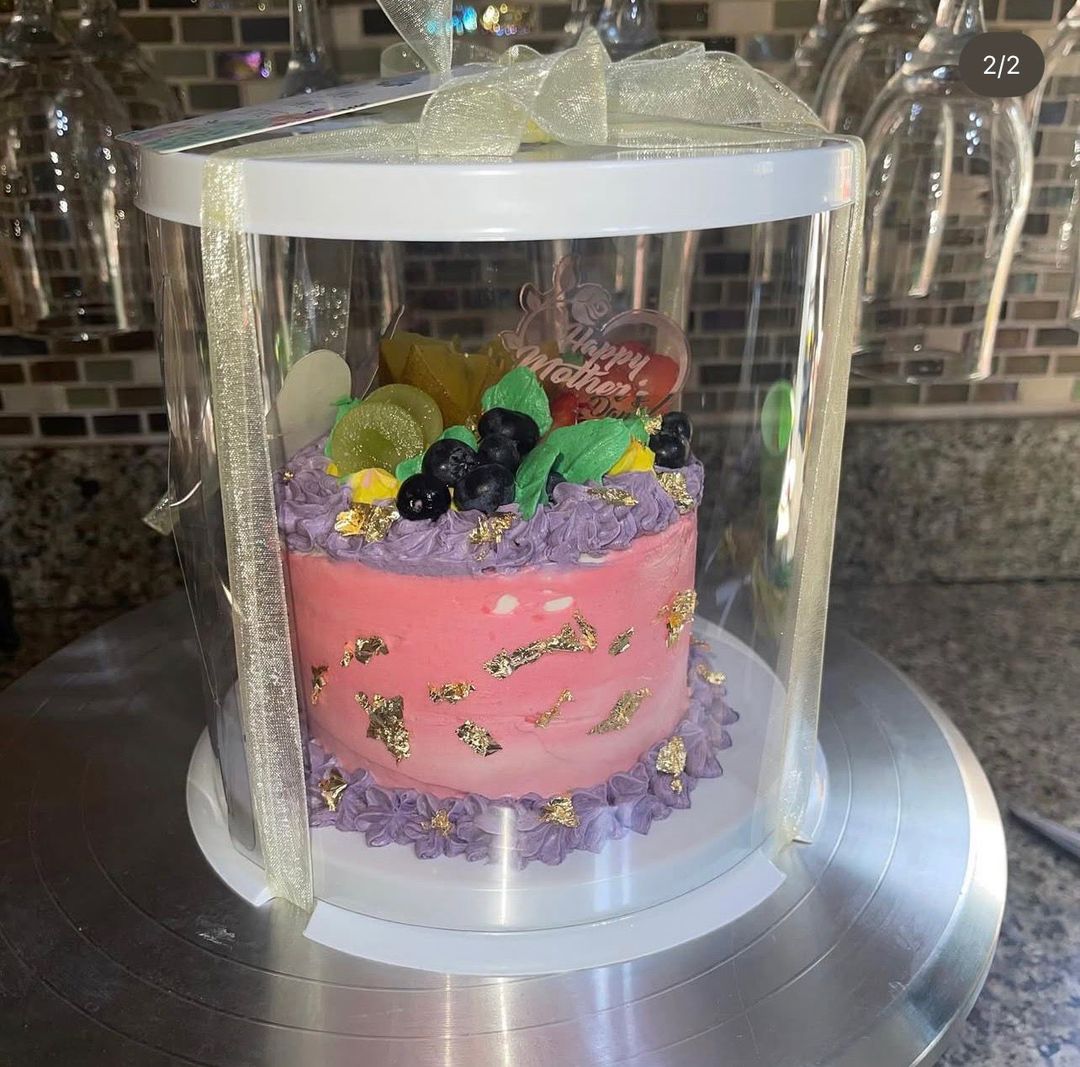 Round Clear Bento Box 