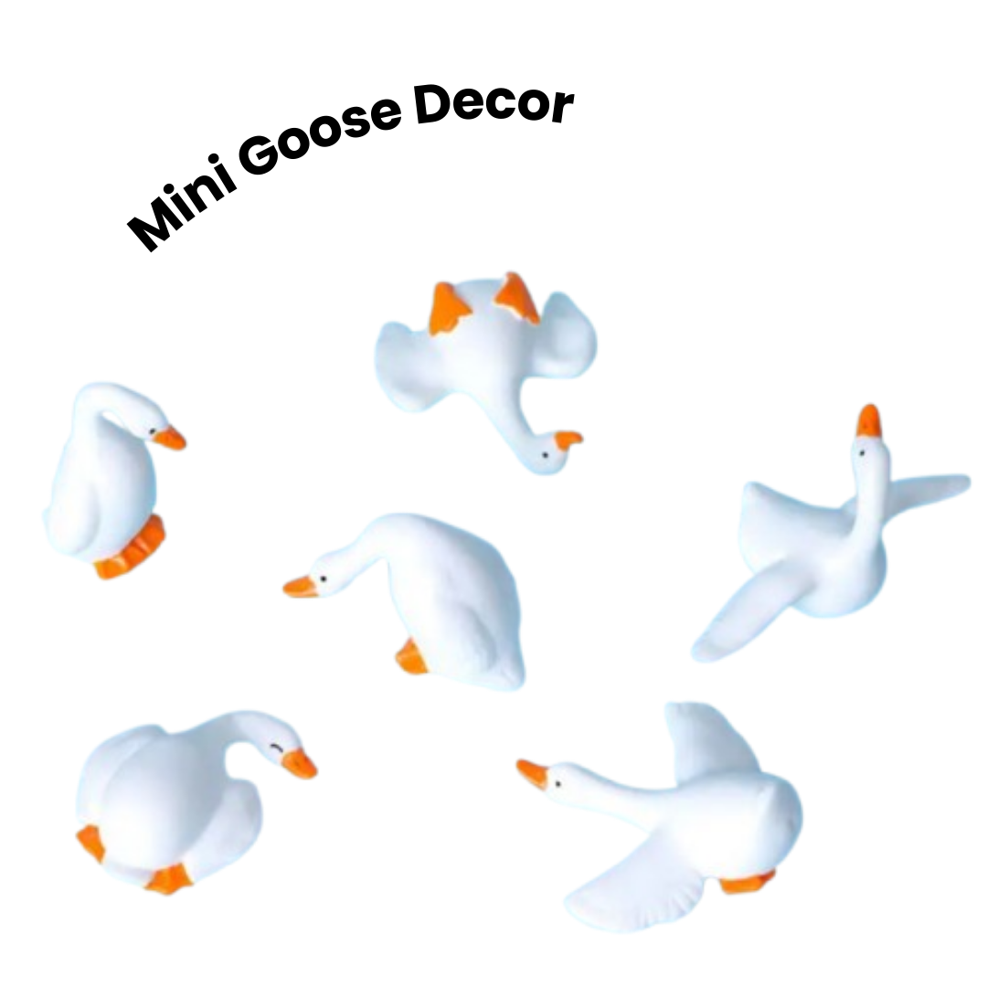 Mini Goose Decor