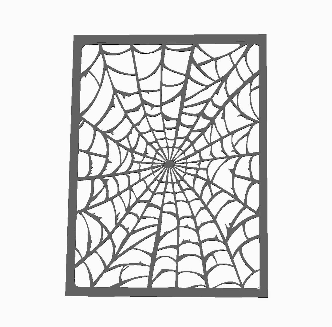 Spider Web Stencil  Cookie Cutter  