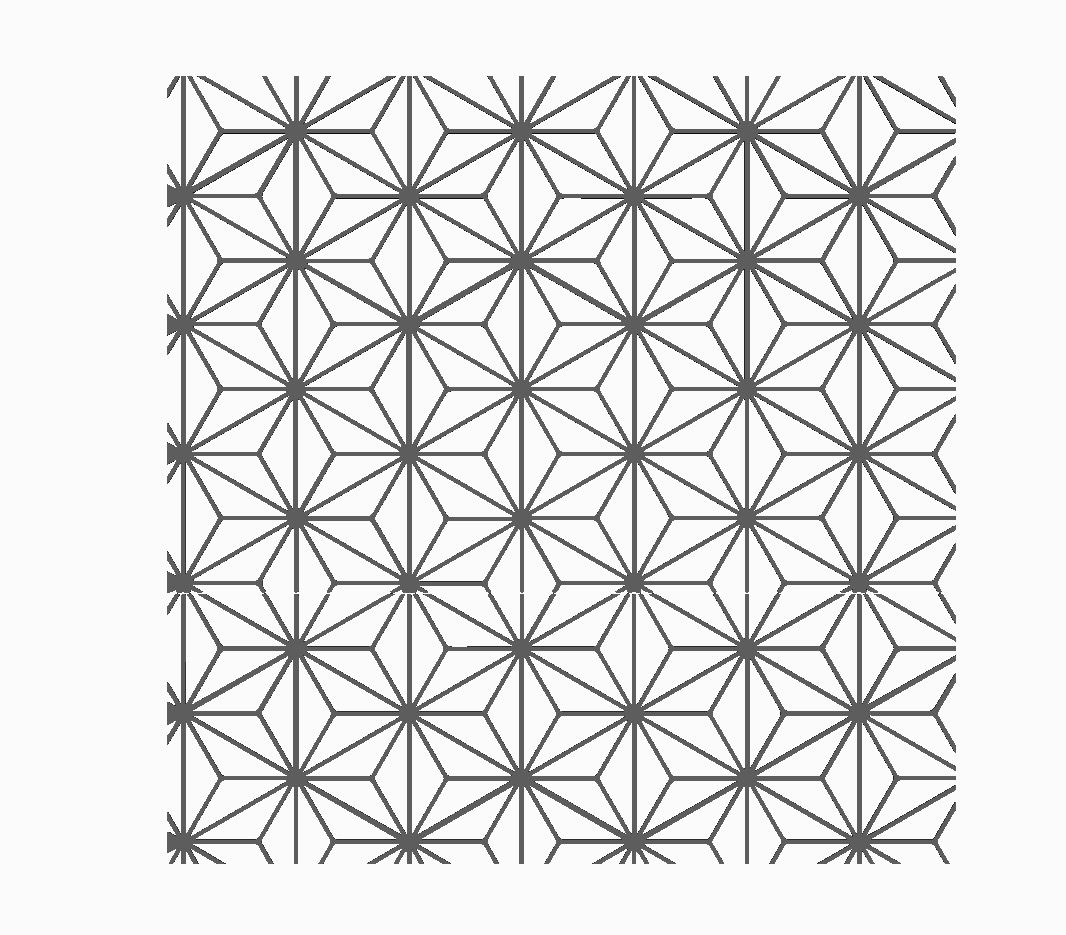 Geometric Stars Stencil  Cookie Cutter  