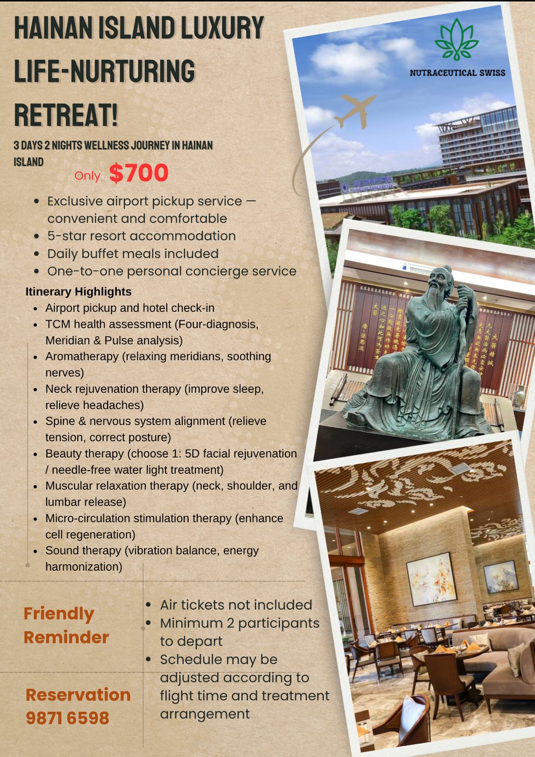 Hainan Wellness Retreat 3D2N