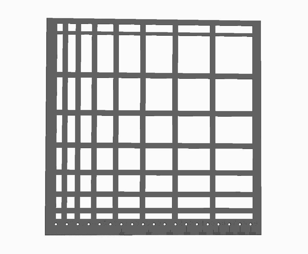 Universal 8 stencil Cookie Cutter   