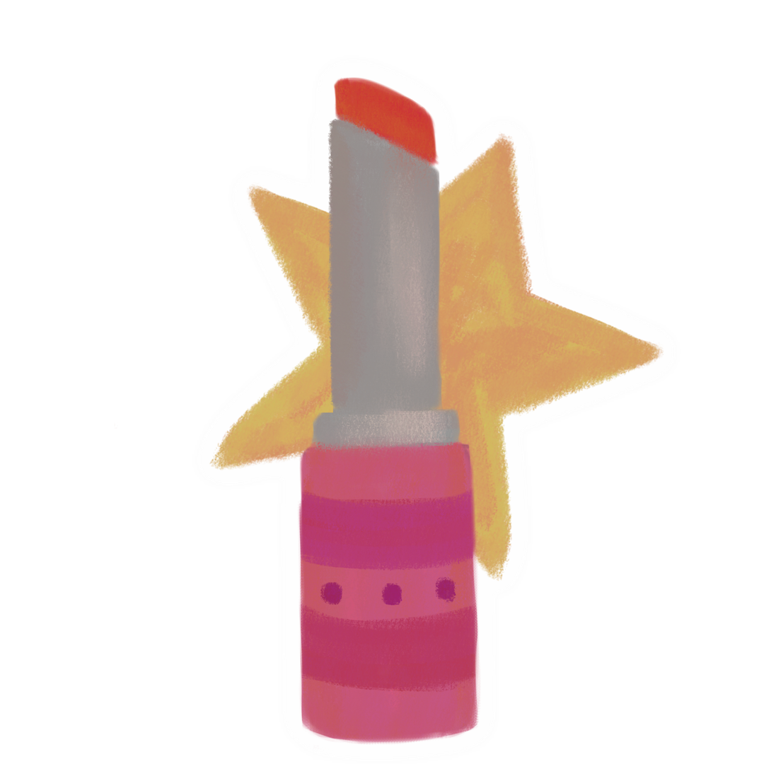 Lipstick Sticker (4cm)