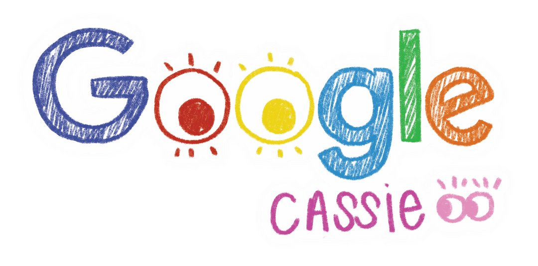 Google Cassie Sticker (8cm)