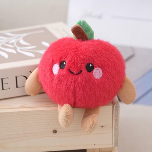 Apple Plush Keychain