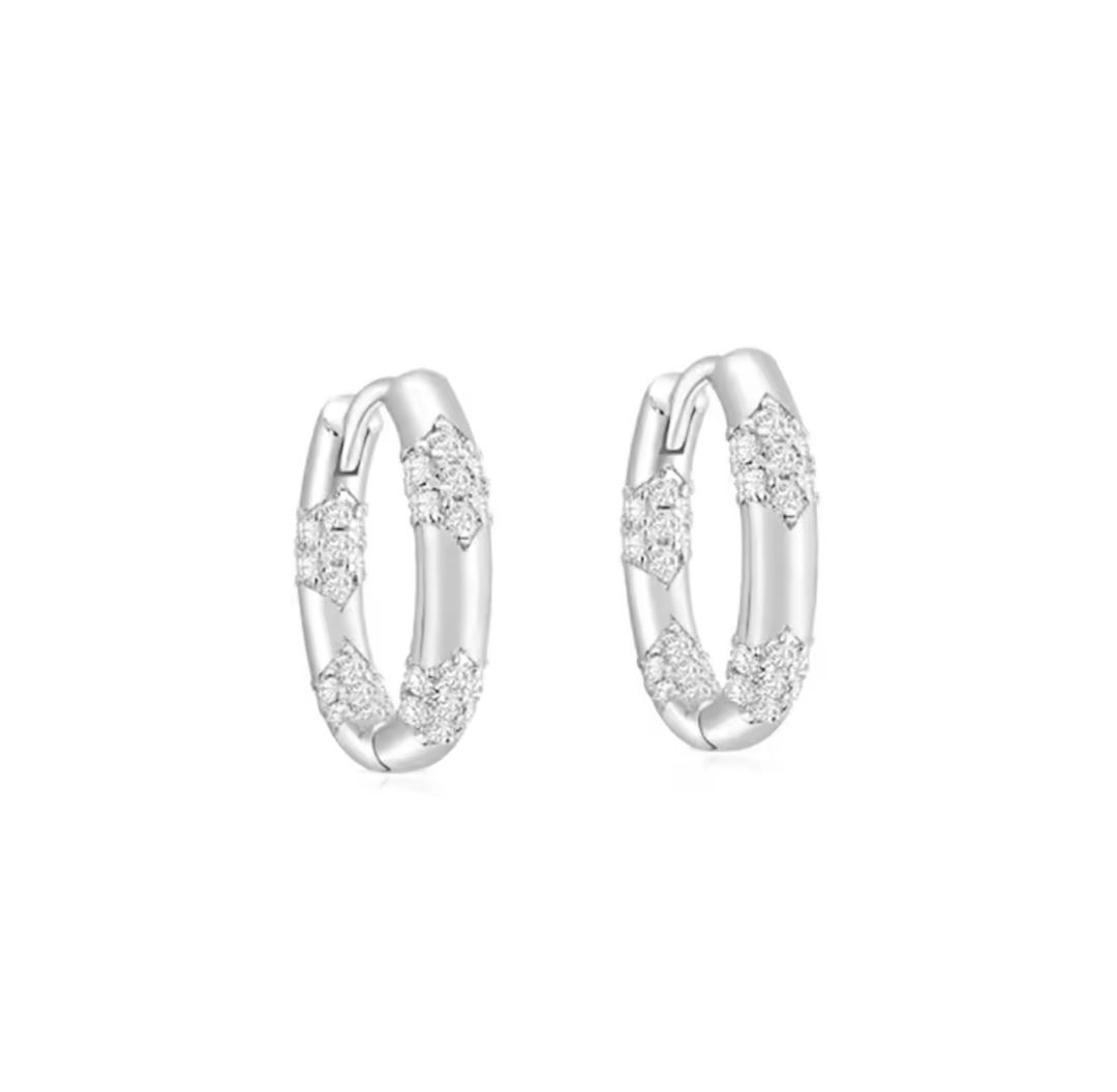 Classic silver Huggies 