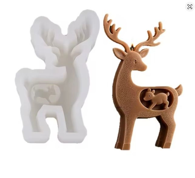 Molde Ciervo Navideño