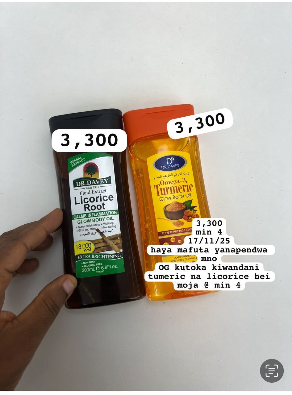 Dr Davey Tumeric 3,300 31/1/26 usafiri tu
