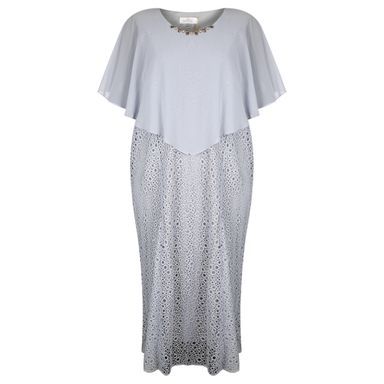 Luceez Cape Dress Gray EU58(US28) 
