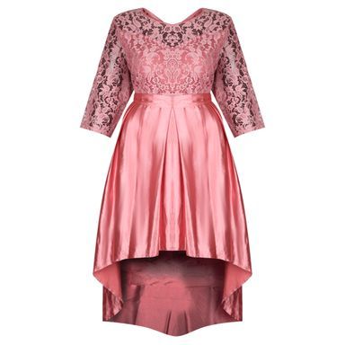 Luceez Hi-Low dress Peach EU62(US 32) 