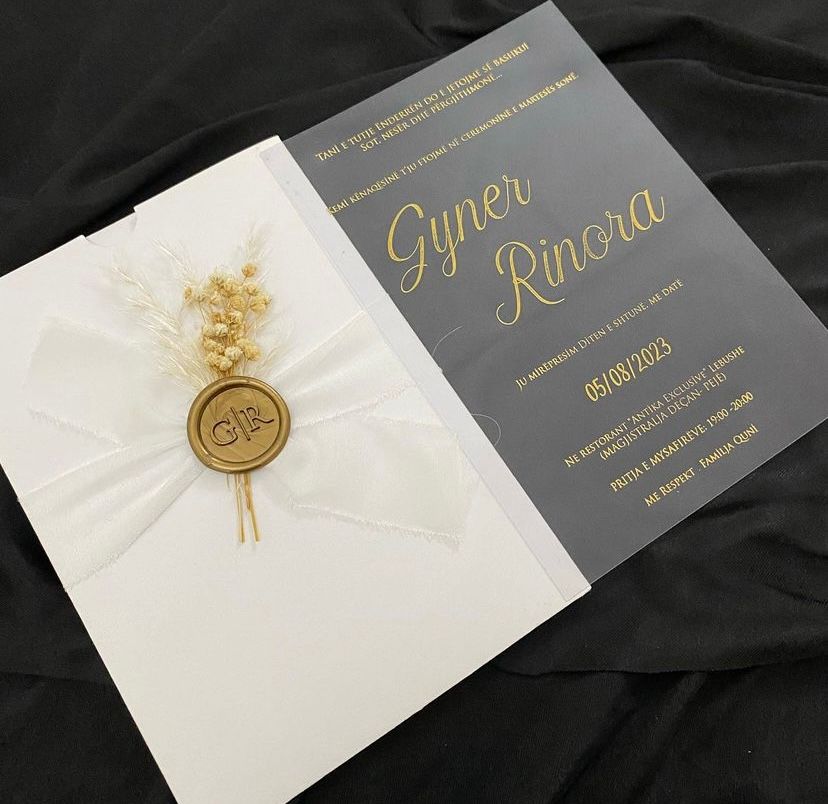 Invitations en Acrylique    