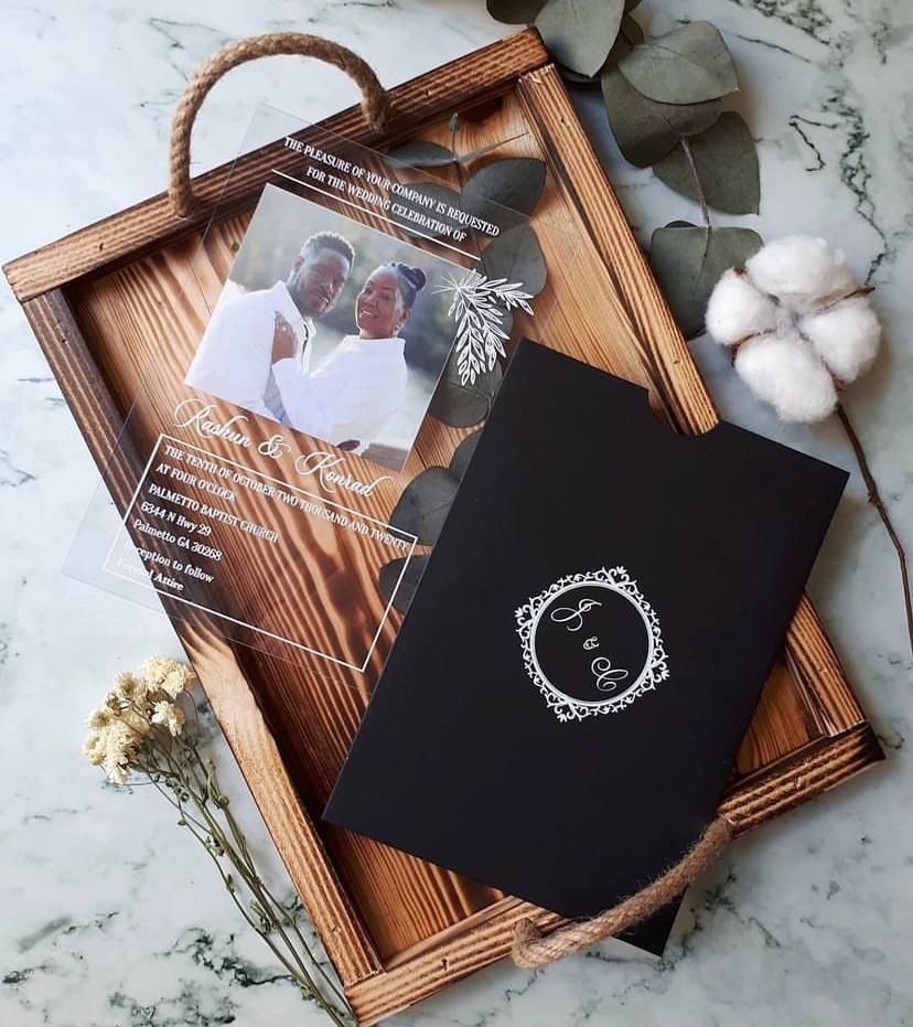 Invitations en Acrylique 