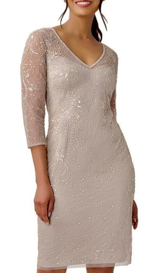 Ladies Nude Embellished  Dress