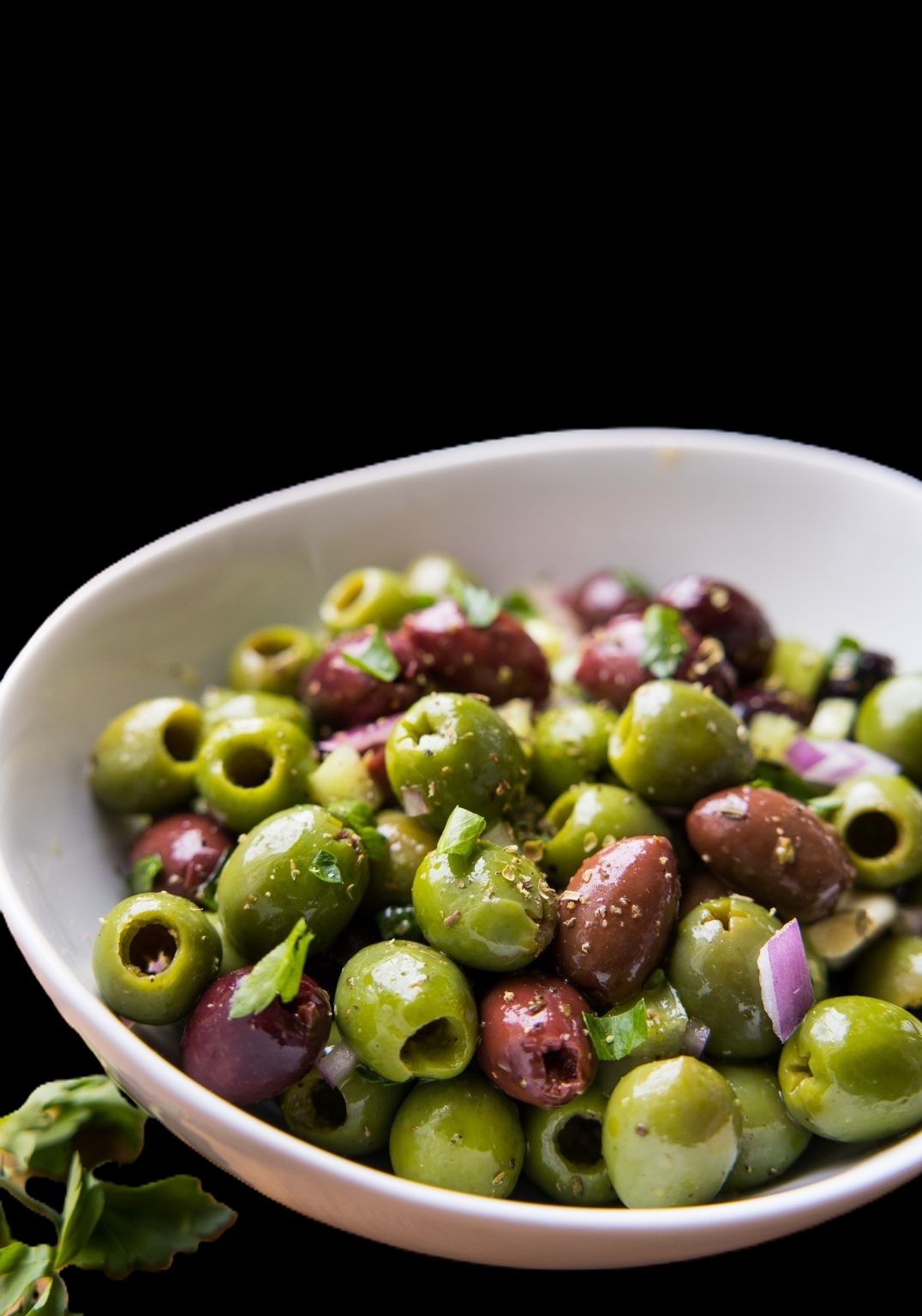Salade Greque, et Olives Calamata
