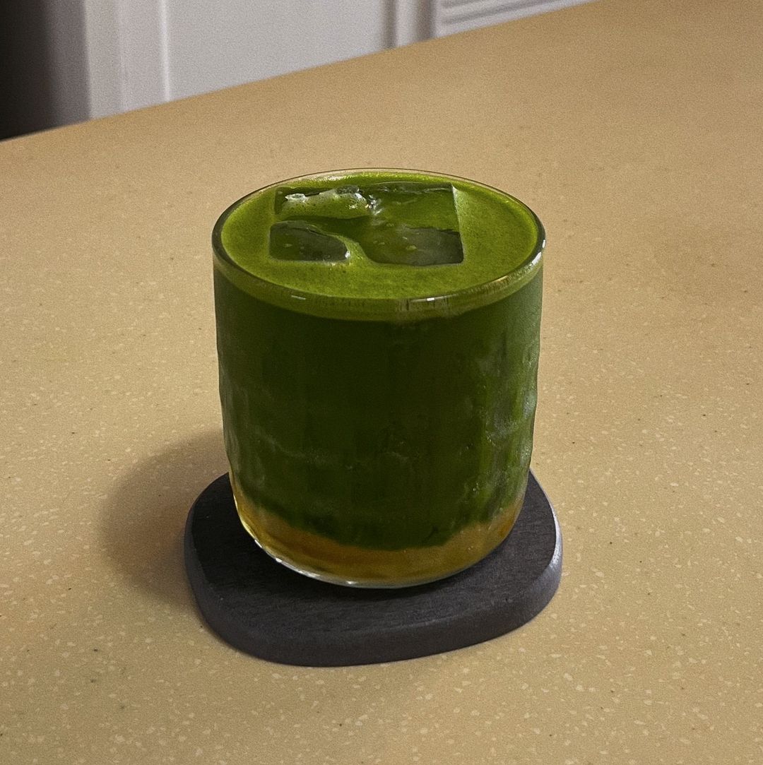 🍊✨ Yuzu Sparkling Matcha