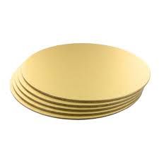 420 CAKE BOARDS HQ 2M12 INCH GOLD CBRGM ROUND 12 