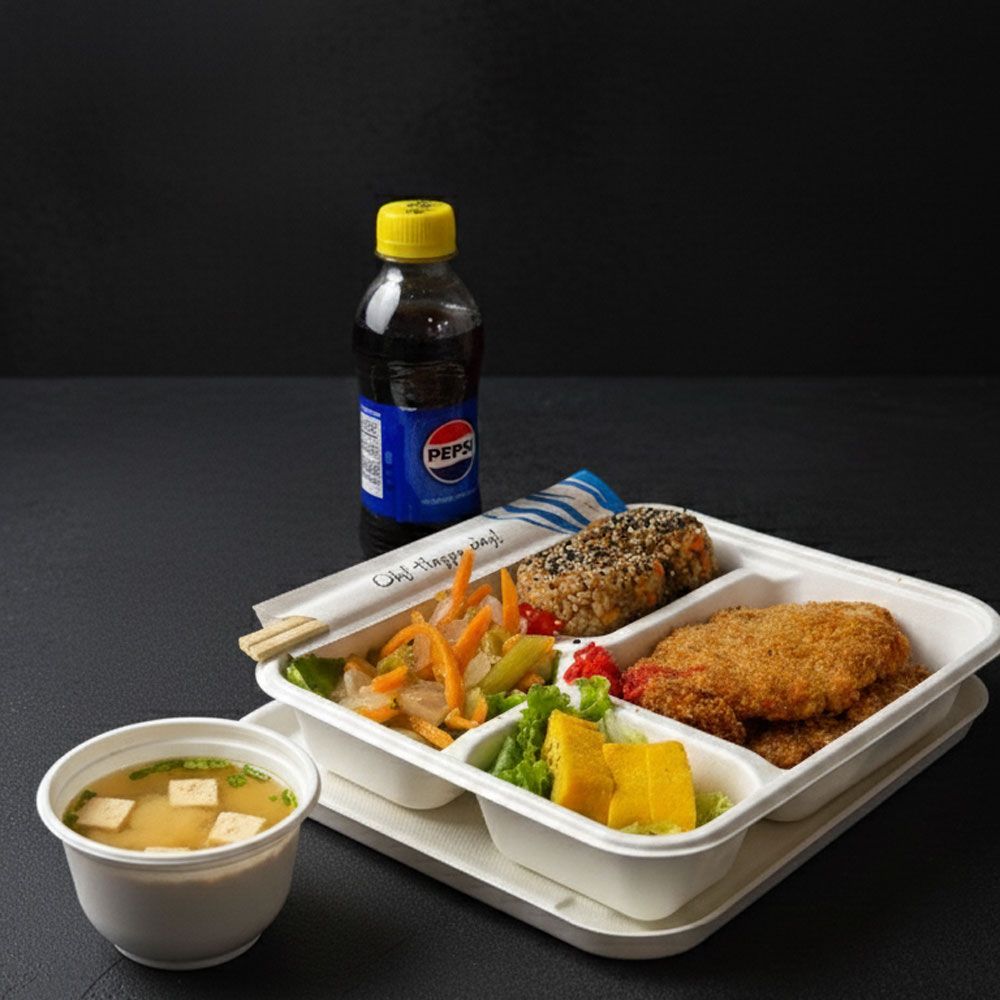 Promo del dia Obento + sopa + soda