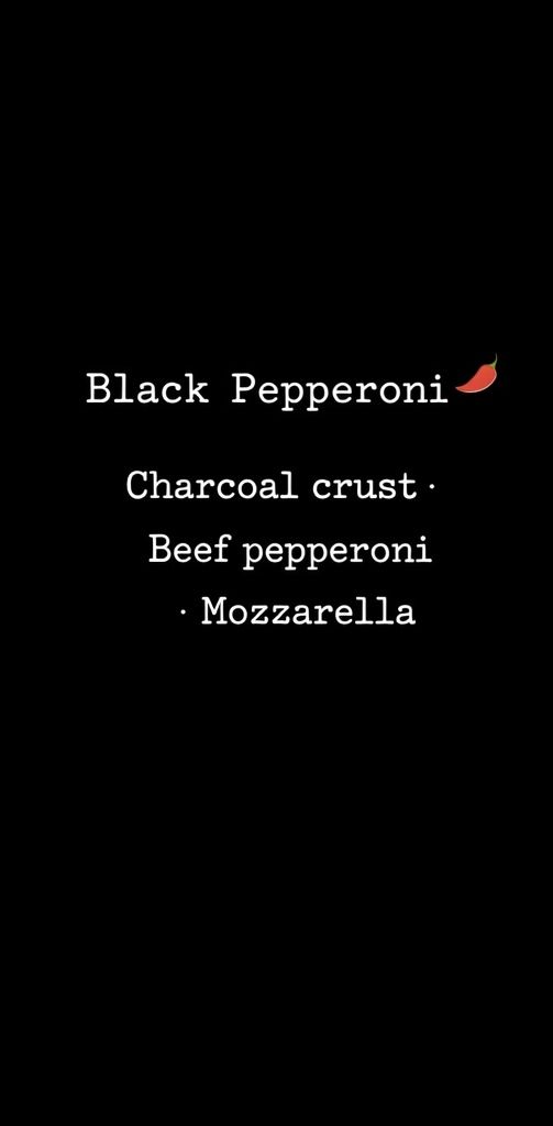 Black Pepperoni