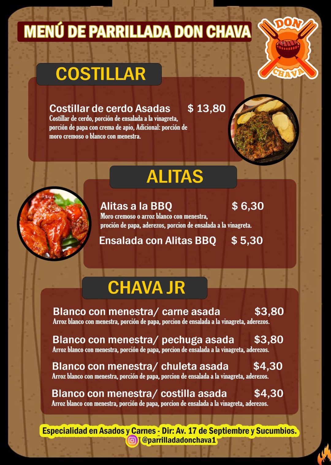 CHAVA - COSTILLAR - ALITAS - CHAVA JR