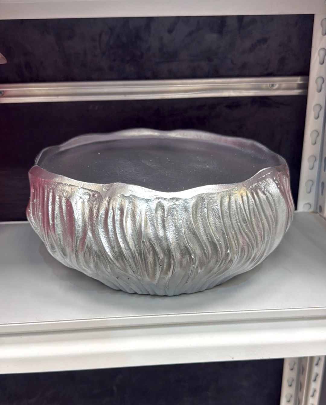 صواني فايبر لون فضي /يناسب جميع الاشكال