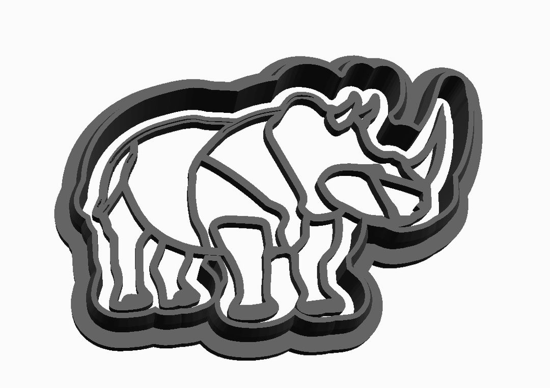 Rhino 4 detail Cookie Cutter       