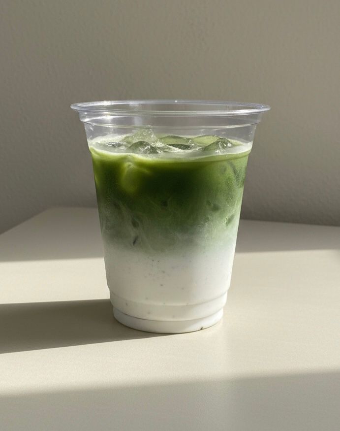 iced matcha latte