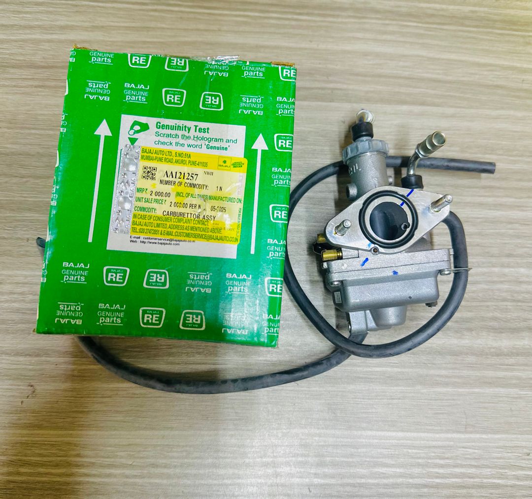 BAJAJ  CARBURETTOR ASSY.-FLANGE TYPE   AA121257
