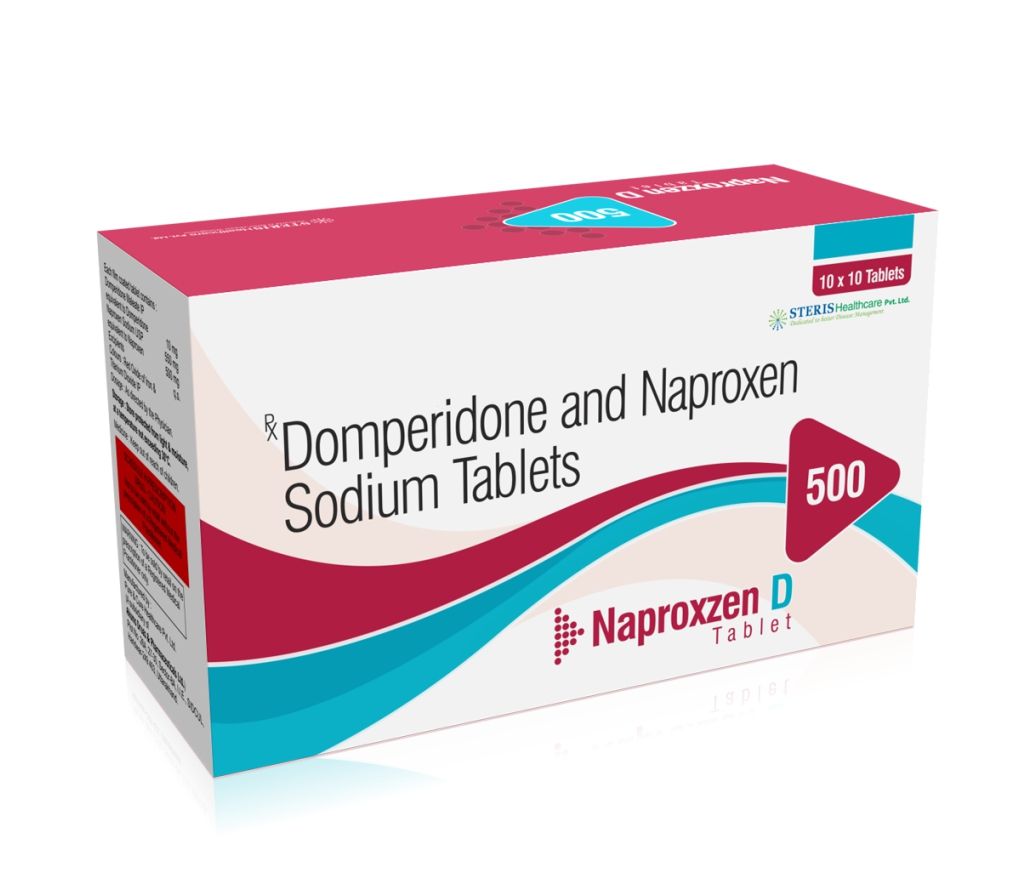 Naproxen & Domperidone 500mg Tablets
