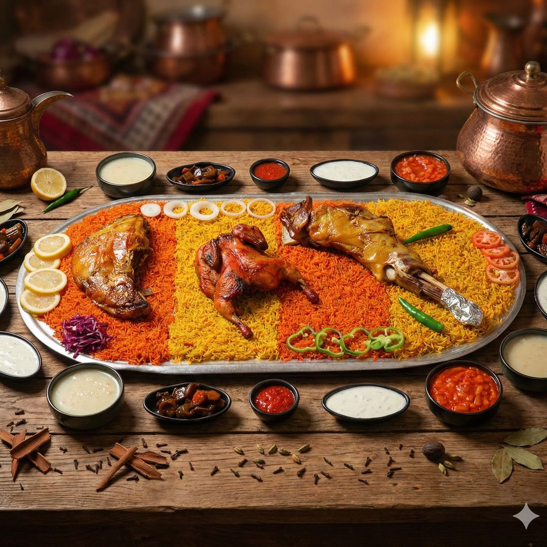 ضلعة + كتف + دجاجة