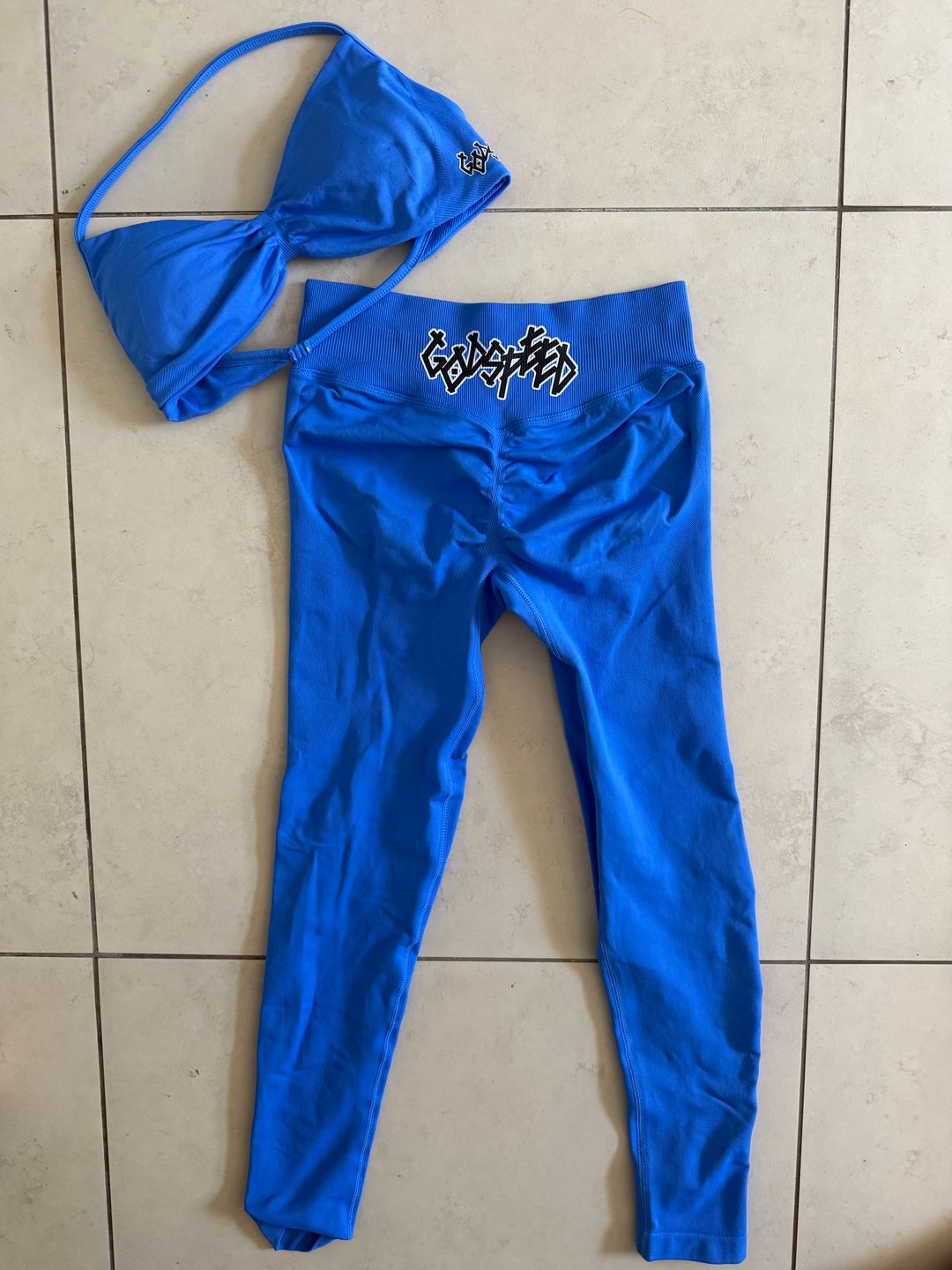 Sports Tights - Baby Blue 