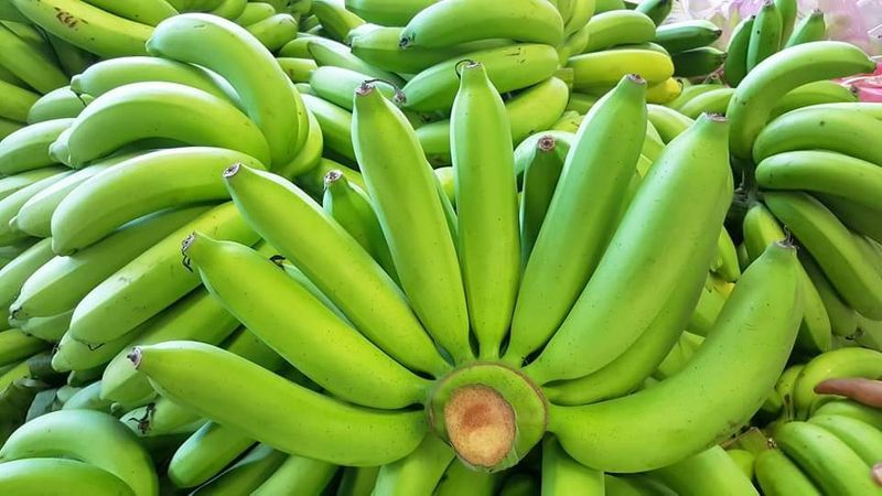 green bananas