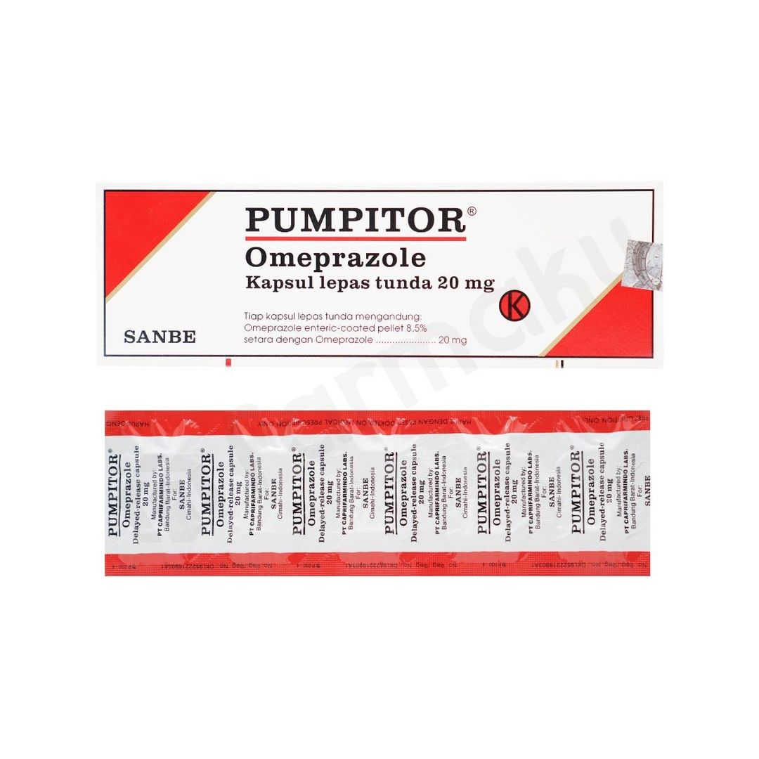 PUMPITOR 20 MG CAPSUL 10s