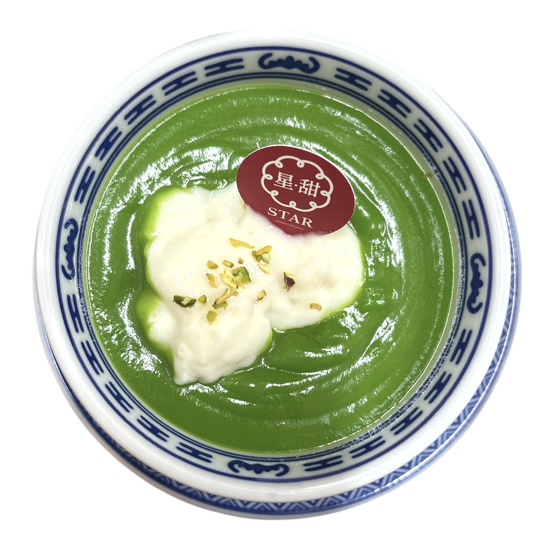 Pistachio Paste with Milk Mochi 麻糬开心果糊