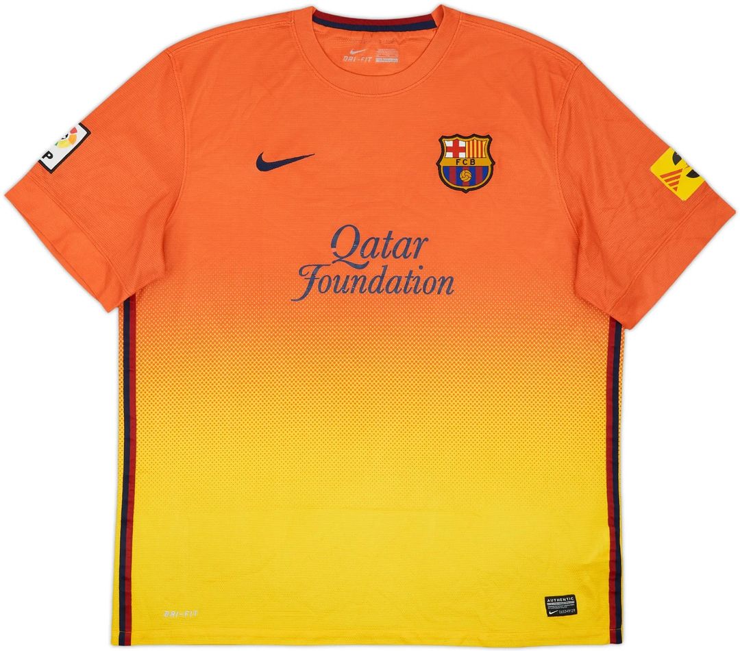 Barcelona 2012/13 Away Shirt (Orange / Yellow)